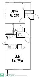 セリシール 1LDKの間取図画像