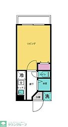 グランド・ルー ワンルームの間取図画像