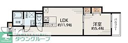 コネクトパーク上志津 1LDKの間取図画像