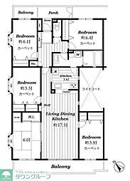 ビューパレー船橋二番街 5LDKの間取図画像