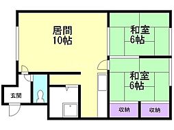 ファミール25 2SLDKの間取図画像