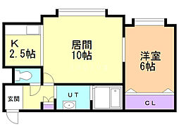 間取図画像 1LDK