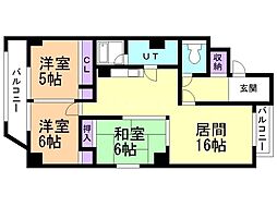 間取図画像 3LDK