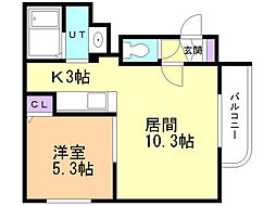 間取図画像 1LDK