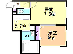 間取図画像 1LDK
