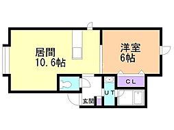 間取図画像 1LDK