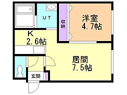 間取図画像 1LDK
