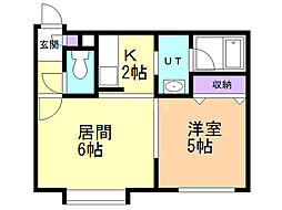 間取図画像 1LDK