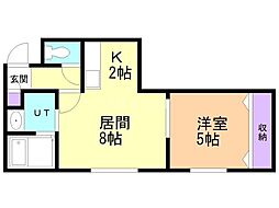 間取図画像 1LDK