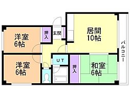 間取図画像 3LDK