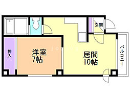 間取図画像 1LDK