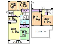 物件の間取り