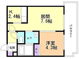 間取図画像 1LDK