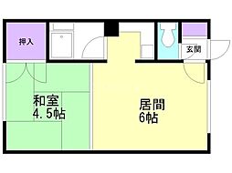 間取図画像 1DK