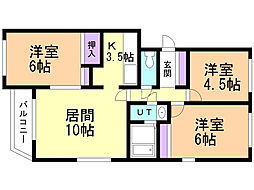 間取図画像 3LDK