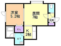 間取図画像 1LDK