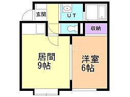 間取図画像 1LDK