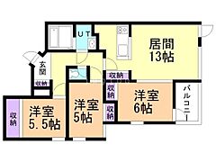 物件の間取り