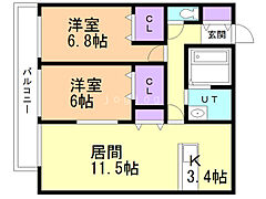 物件の間取り