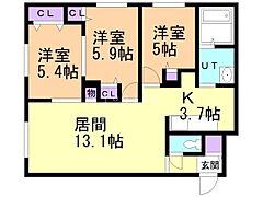 物件の間取り