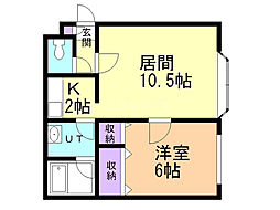 フォーサイトグランデ 1LDKの間取図画像