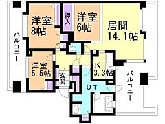 物件の間取り