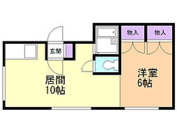 間取図画像 1LDK