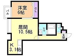 間取図画像 1LDK