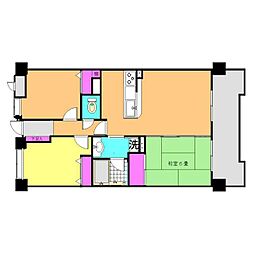 レクセルプラザ西川口 3LDKの間取図画像