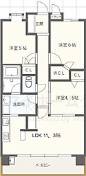 ラヴィドール川口 3LDKの間取図画像