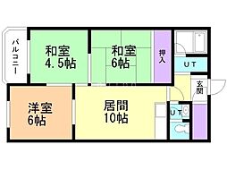 間取図画像 3LDK