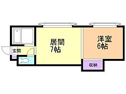 間取図画像 1LDK