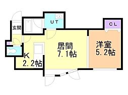 間取図画像 1LDK