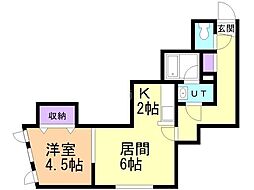 間取図画像 1LDK
