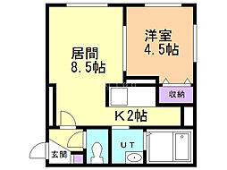 間取図画像 1LDK