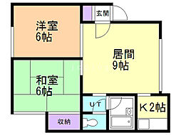 すずらんハイムB 2階/201