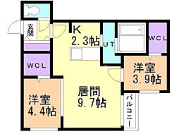 札幌市営東西線 南郷7丁目駅 徒歩7分 3階/-