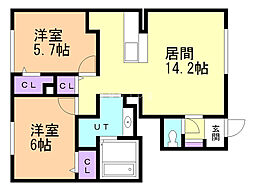 エスポワール月寒東 1階