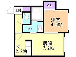 間取図画像 1LDK