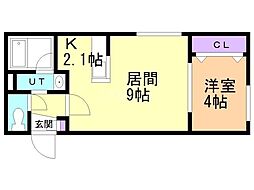 間取図画像 1LDK