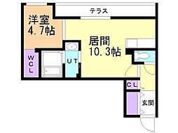 間取図画像 1LDK