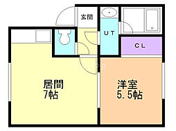 瀬比亜館南郷通Ｂ館 3階/303