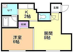 間取図画像 1LDK