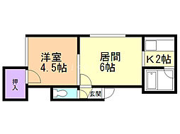 間取図画像 1LDK