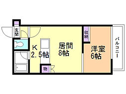 間取図画像 1LDK