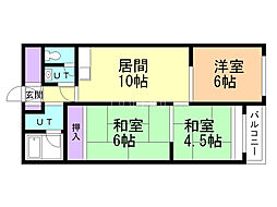 スマイル小林 3LDKの間取図画像