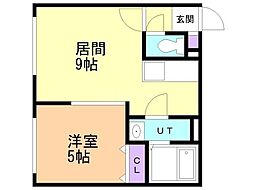 T'sCLASS栄通 1LDKの間取図画像
