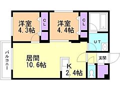 物件の間取り