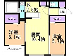 物件の間取り
