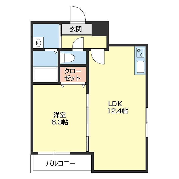 フジパレス黒田II番館 101｜和歌山県和歌山市黒田(賃貸アパート1LDK・1階・40.70㎡)の写真 その2